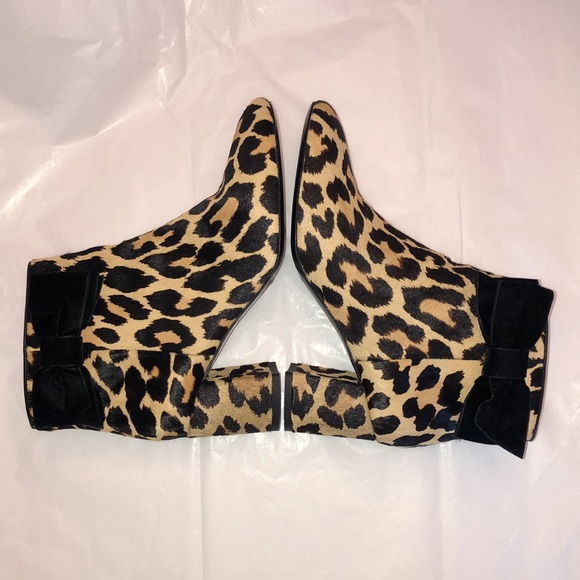 Kate Spade “Holly” Genuine Calf Hair Block Heel Booties, Size 6. Retail $358. - Picture 14 of 16